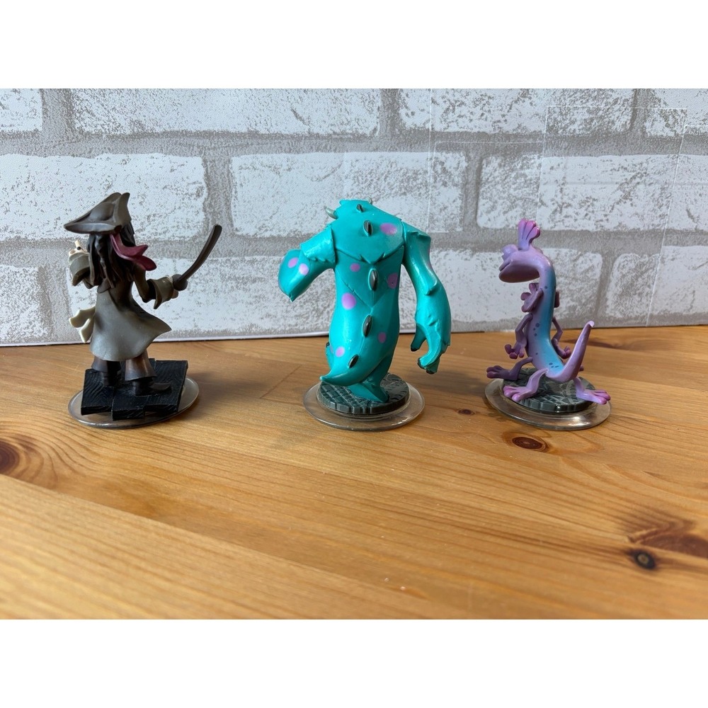 Disney Infinity 1.0 Figure Lot of 3 Sulley, Jack Sparrow, Randall Boggs - Picture 6 of 6